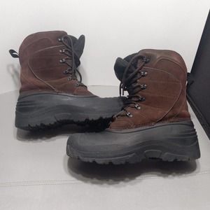 Quest Men's Winter Brown Boots- Size 11 thinsulate